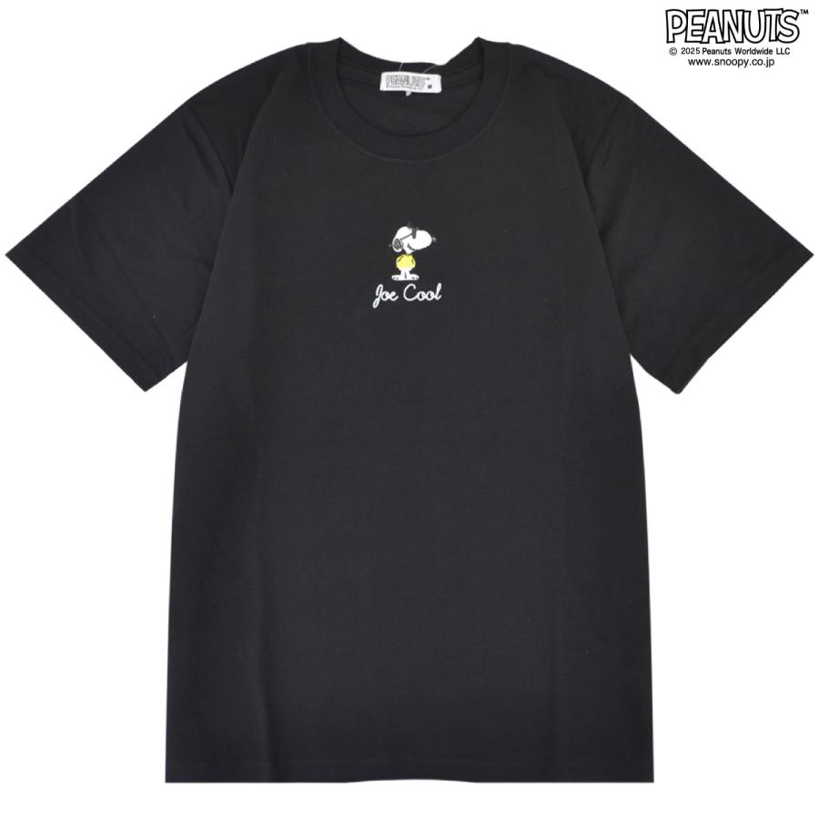 SNOOPY（スヌーピー） ジョークール 刺繍 鹿の子 半袖 Tシャツ 夏