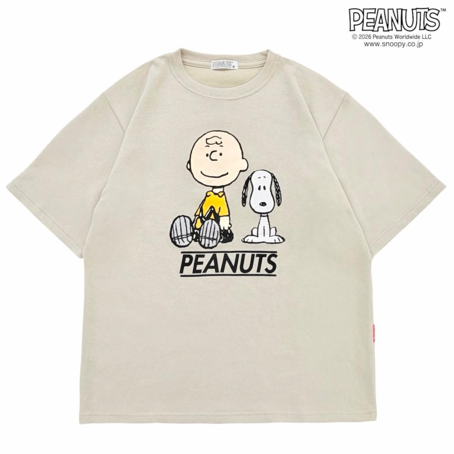 SNOOPY（スヌーピー） チャーリー・ブラウン 半袖 Tシャツ プリント