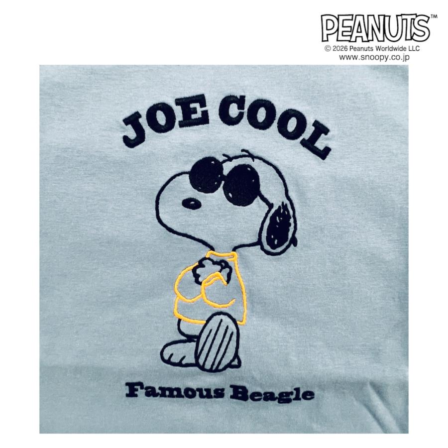 SNOOPY（スヌーピー） 半袖 Tシャツ 天竺 刺繍 メンズ レディース