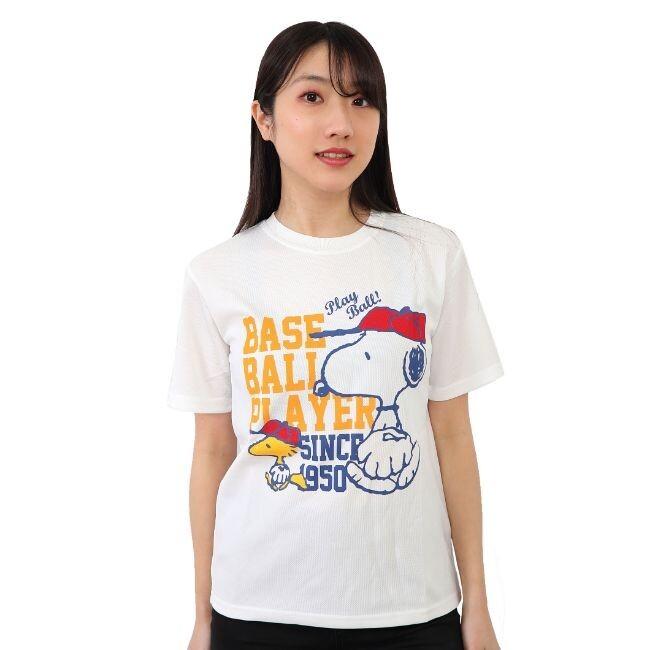 22 新作 スヌーピー Tシャツ プリント 野球 Snoopy レディース M S L メンズ