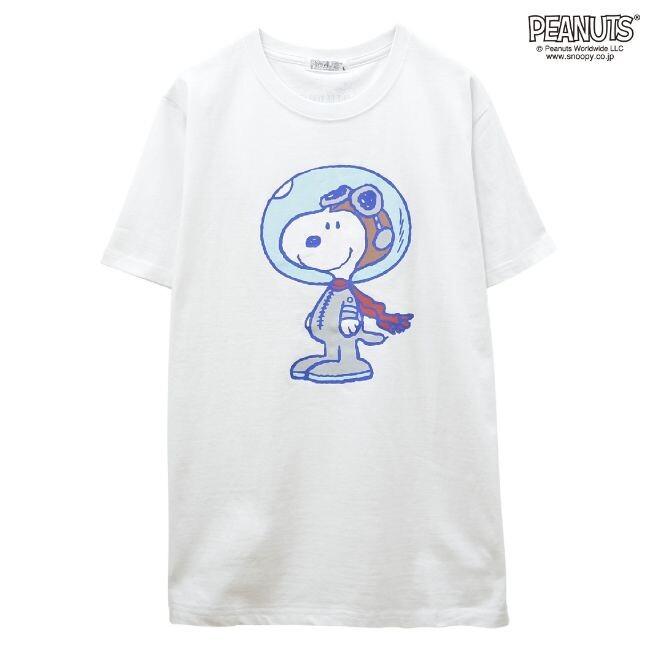 スヌーピー Tシャツ アストロノーツ 半袖 Tシャツ ゆったりサイズ メンズ レディース 兼用 メール便 S1192 146sp Charabasket 通販 Yahoo ショッピング