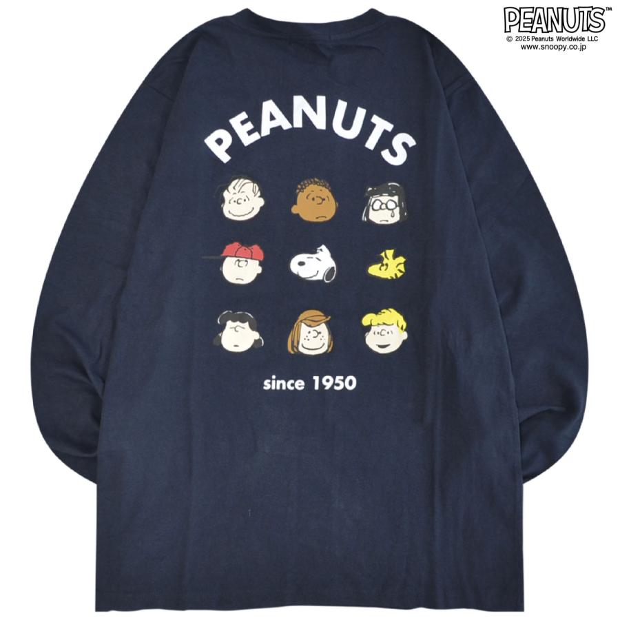 SNOOPY（スヌーピー） フレンズ 長袖 Tシャツ トップス バックプリント