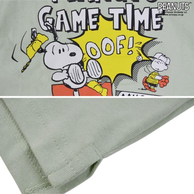 SNOOPY（スヌーピー） ドロップショルダー Tパーカー 半袖 プリント