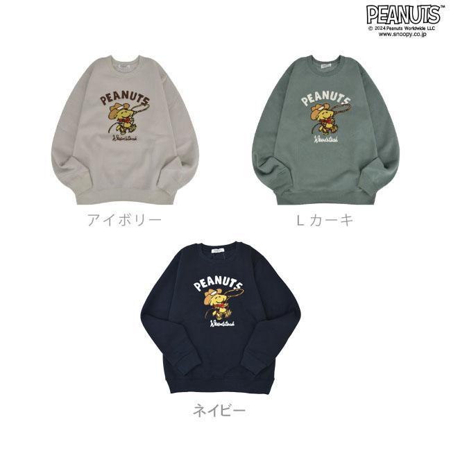SNOOPY（スヌーピー） トレーナー ウッドストック 長袖 裏起毛