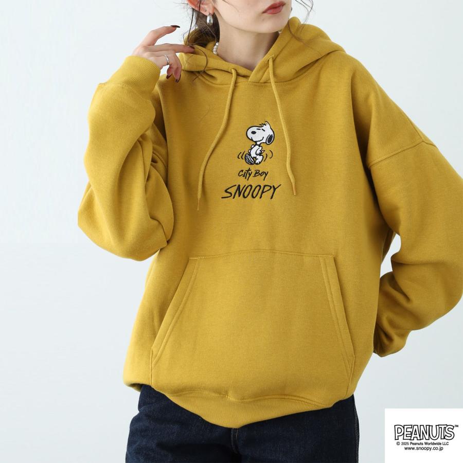 SNOOPY（スヌーピー） 裏起毛 パーカー プルパーカー 秋冬 SNOOPY