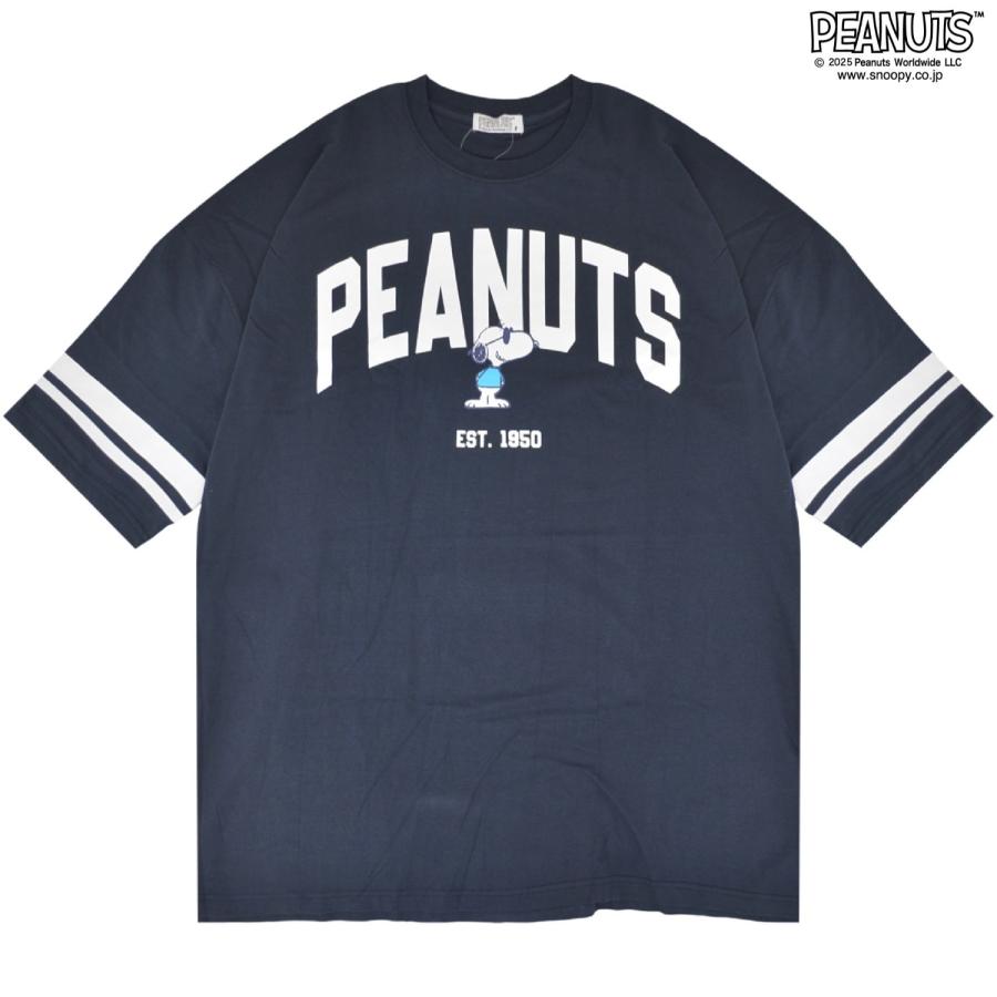 SNOOPY（スヌーピー） ジョークール Tシャツ 七分袖 プリント ロゴ