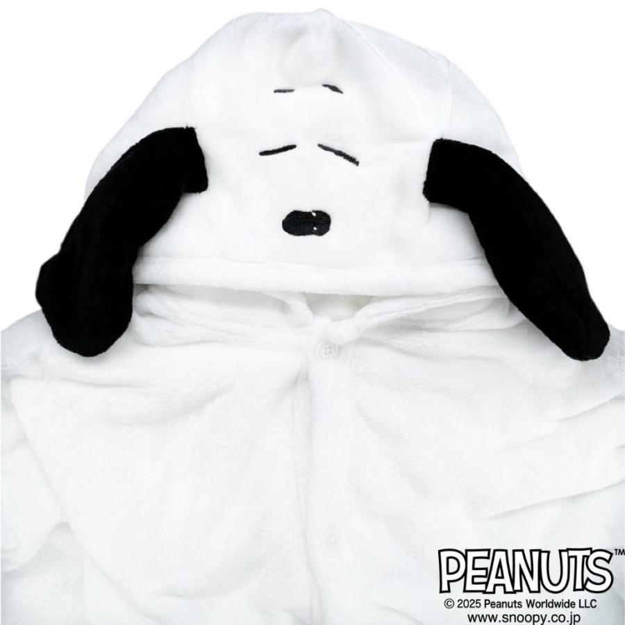 SNOOPY（スヌーピー） 着ぐるみ ボアフリース パジャマ オールインワン