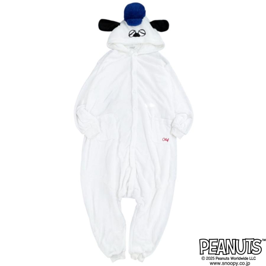 オラフのパジャマとロンパース SNOOPY（スヌーピー） オラフ 着ぐるみ ボアフリース パジャマ