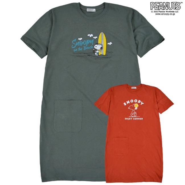 SNOOPY（スヌーピー） Tシャツ BIG トップス 半袖 レディース プリント