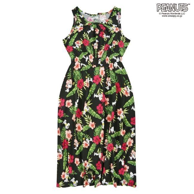 売上最激安 アロハワンピース 美品 スヌーピー ひざ丈ワンピース
