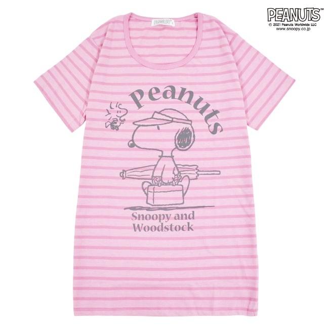 スヌーピー ボーダー Tシャツ 半袖 夏 レディース カラー Ssp Charabasket 通販 Yahoo ショッピング