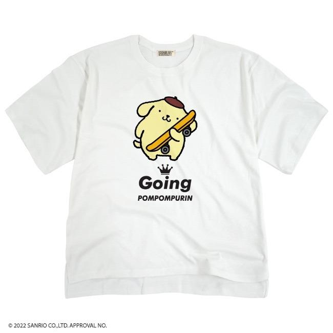 ポムポムプリン Tシャツ ストリート サンリオ 半袖 M L LL