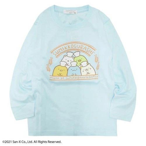 San-X（サンエックス） すみっコぐらし 長袖 Tシャツ プリント 秋