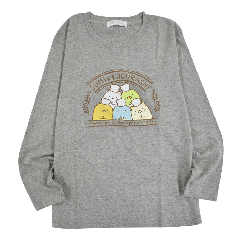 San-X（サンエックス） すみっコぐらし 長袖 Tシャツ プリント 秋