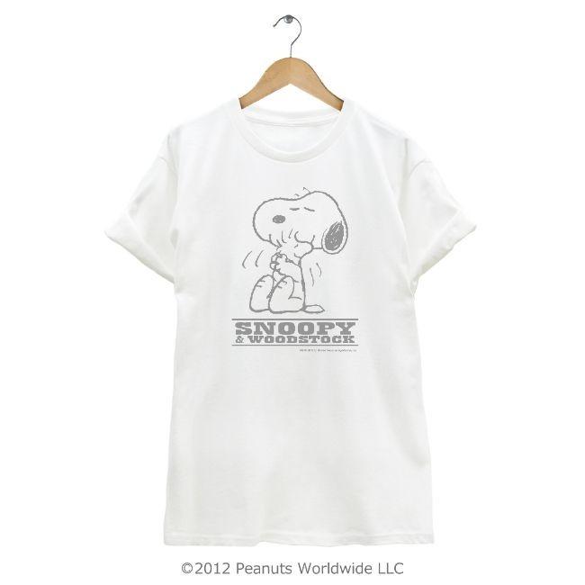 SNOOPY（スヌーピー） 半袖 Tシャツ LOVE ウッドストック