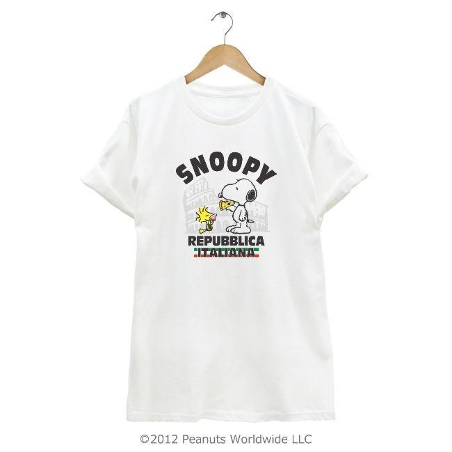 SNOOPY（スヌーピー） イタリア ウッドストック 半袖 Tシャツ 限定商品