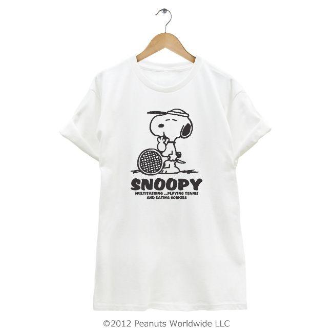 SNOOPY（スヌーピー） 半袖 Tシャツ テニス スポーツ オリンピック