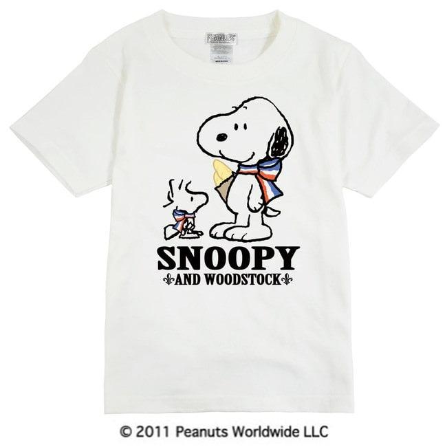 SNOOPY（スヌーピー） Tシャツ フランス トリコロール 半袖 メンズ