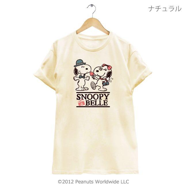 スヌーピー　ベル　Tシャツ　半袖　レディースL SNOOPY（スヌーピー） ベル 半袖 Tシャツ メンズ レディース