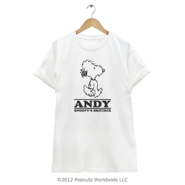 スヌーピー Tシャツ 兄弟 アンディ メンズ レディース Sn1 100 D Charabasket 通販 Yahoo ショッピング