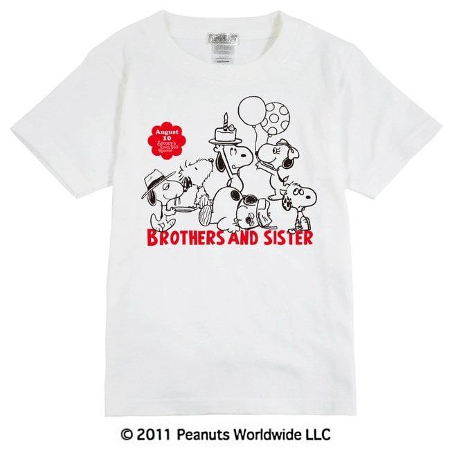 SNOOPY（スヌーピー） バースデー 半袖 Tシャツ キッズ 子供服 男の子