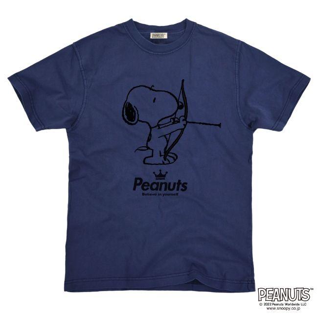 SNOOPY（スヌーピー） ピグメント 半袖 Tシャツ アーチェリー 部活