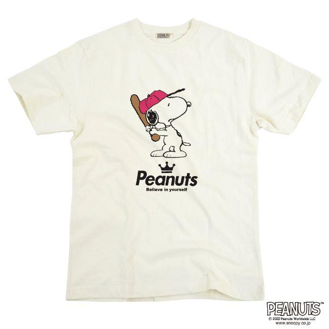 SNOOPY スヌーピー 半袖 Tシャツ 野球 ベースボール 部活 ユニフォーム  