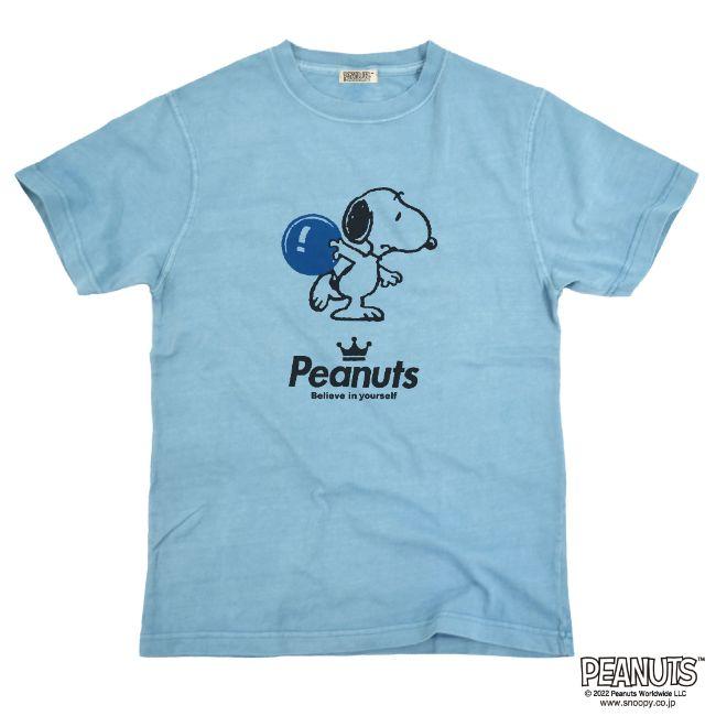 SNOOPY（スヌーピー） 半袖 Tシャツ ボーリング チーム メンズ