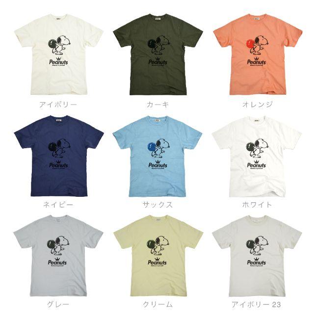 SNOOPY スヌーピー 半袖 Tシャツ ボーリング チーム メンズ SNOOPY スヌーピー 半袖 Tシャツ ボーリング チーム メンズ