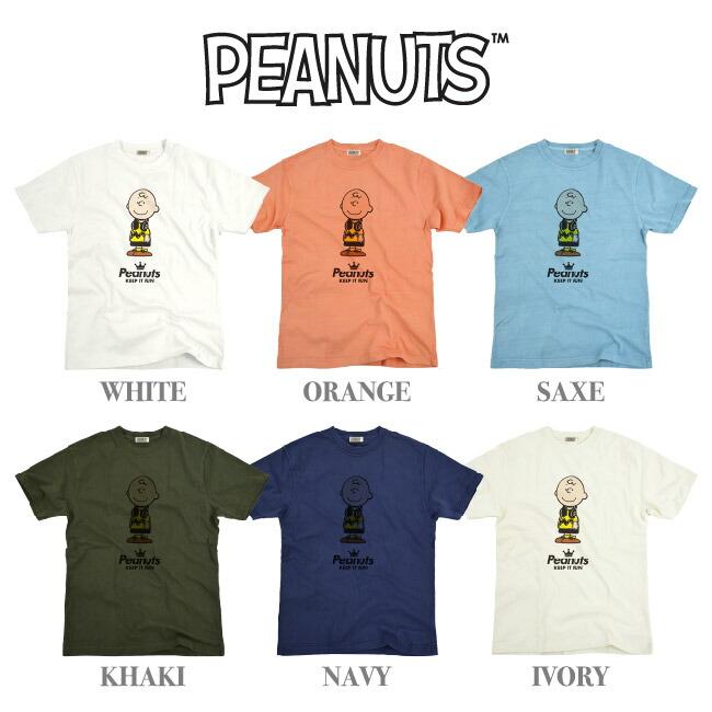 SNOOPY（スヌーピー） チャーリー ブラウン 半袖 Tシャツ 夏 フェス