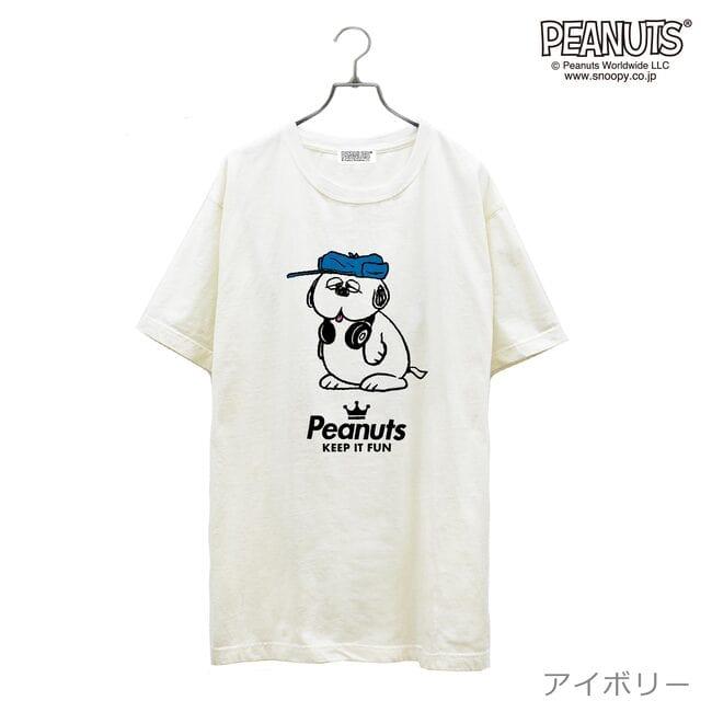 SNOOPY（スヌーピー） オラフ 半袖 Tシャツ 音楽 ヘッドフォン 夏