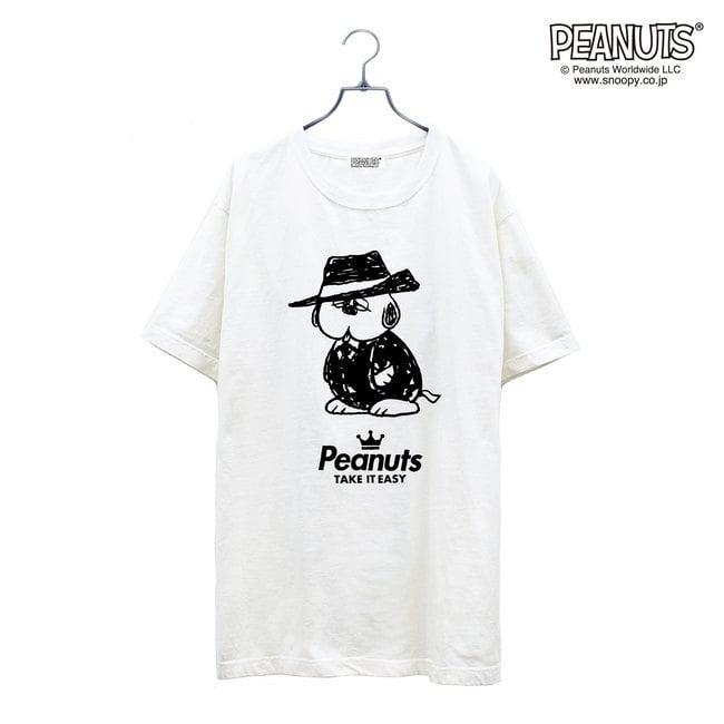 オラフ 黒服 スーツ 半袖 Tシャツ デザイン スヌーピー SNOOPY