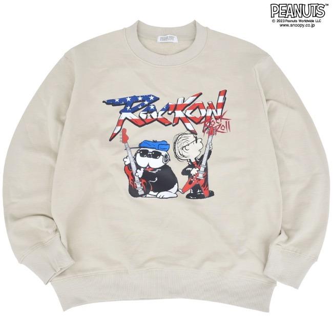 SNOOPY（スヌーピー） ピーナッツ ロック 裏毛 トレーナー オラフ 秋