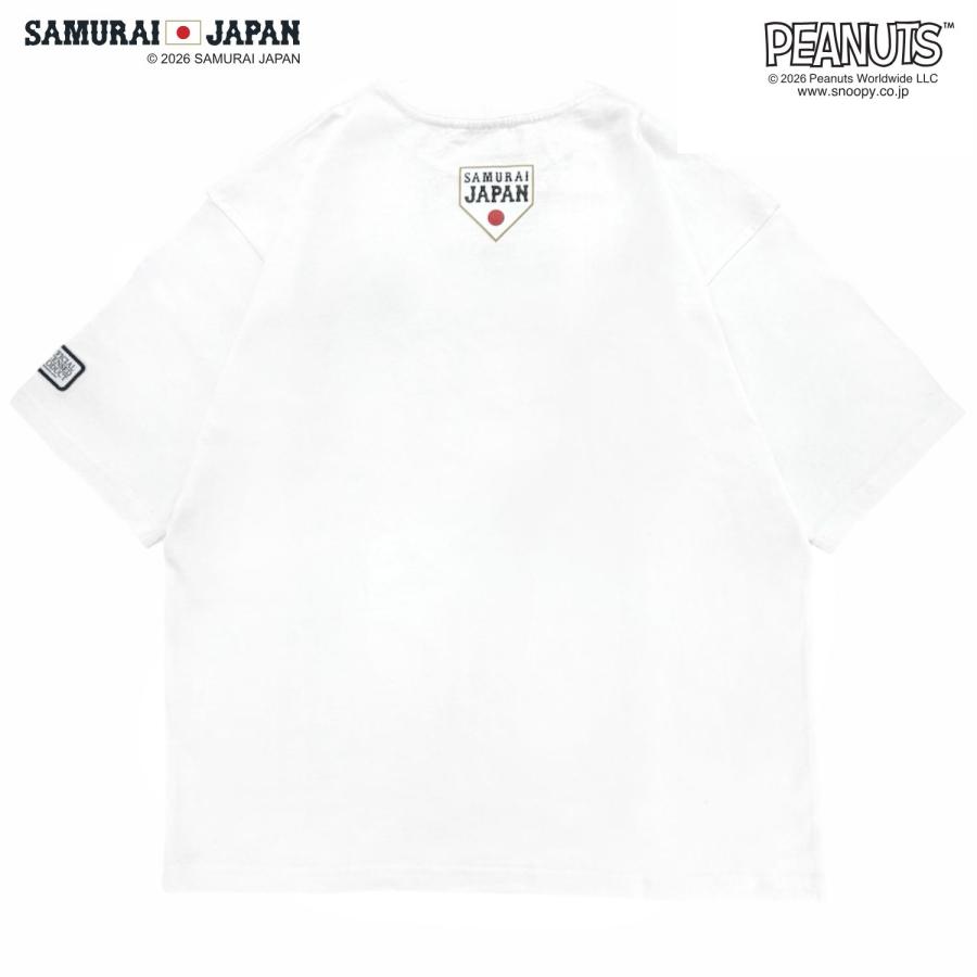 SNOOPY（スヌーピー） ピーナッツ コラボ 侍ジャパン 半袖 Tシャツ