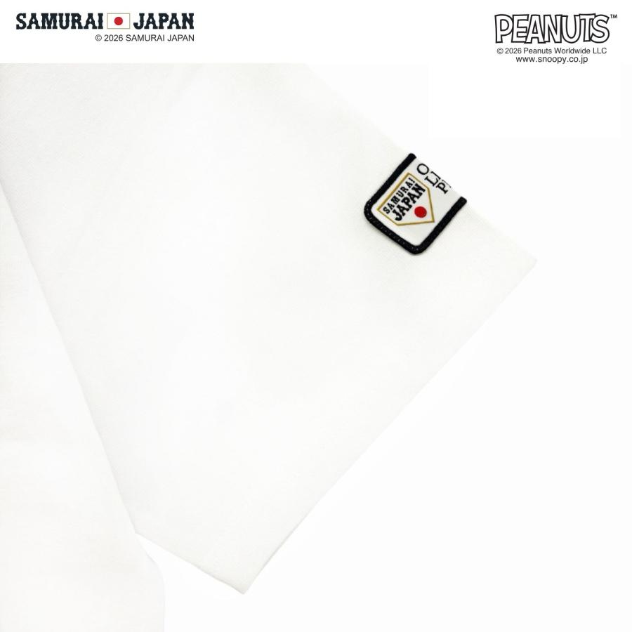 SNOOPY（スヌーピー） ピーナッツ コラボ 侍ジャパン 半袖 Tシャツ