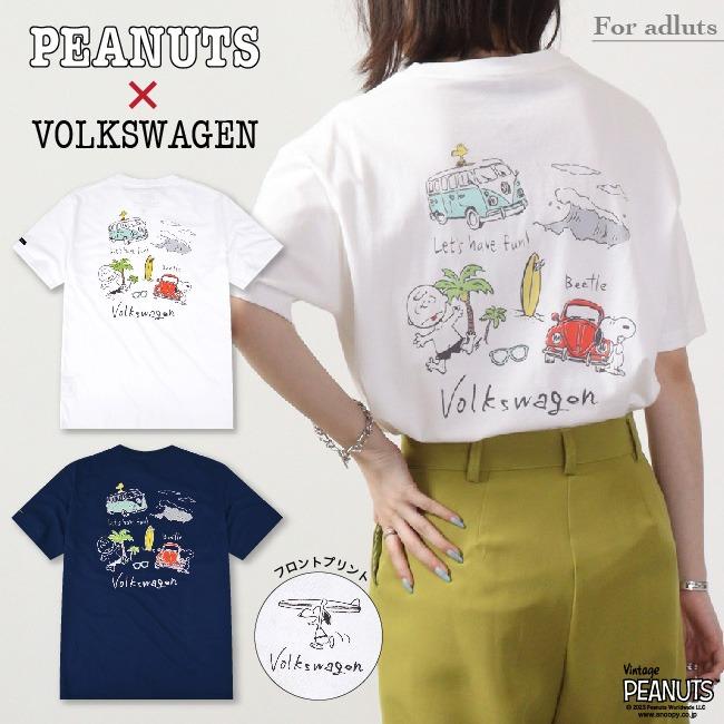 SNOOPY スヌーピー Tシャツ フォルクスワーゲン コラボ SNOOPY スヌーピー Tシャツ フォルクスワーゲン コラボ