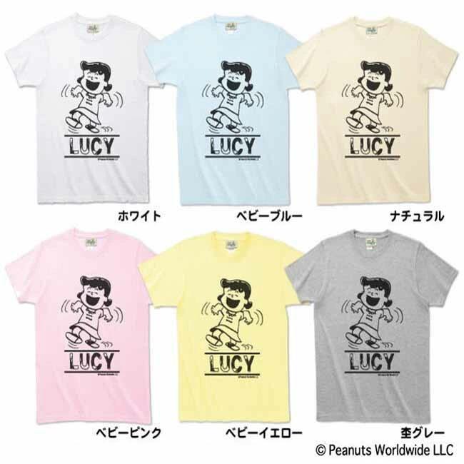 レトロ ヴィンテージ スヌーピー ルーシー 半袖 Tシャツ (メンズ