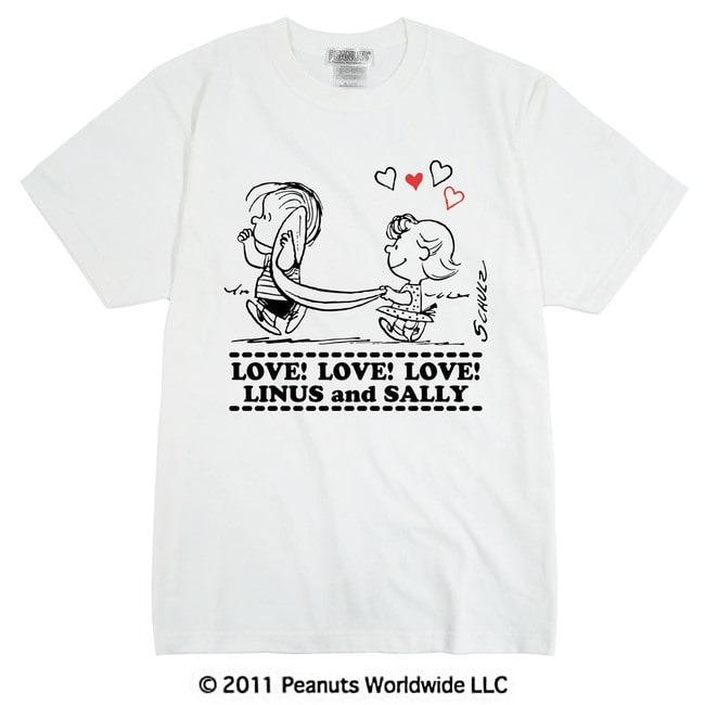 SNOOPY（スヌーピー） グッズ サリーvsライナス 半袖Tシャツ メンズ