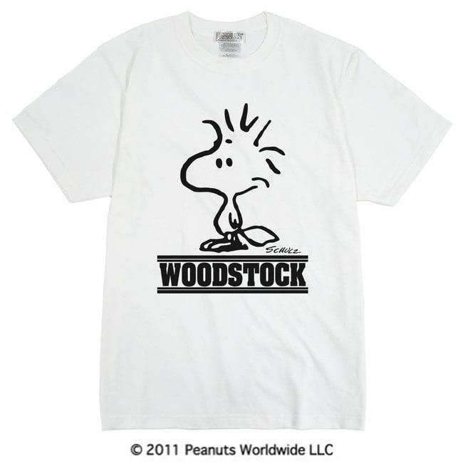 ブラームスルーツストック スヌーピー 半袖Tシャツ White 白 4 SNOOPY（スヌーピー） グッズ 定番 BASIC ウッドストック 半袖Tシャツ