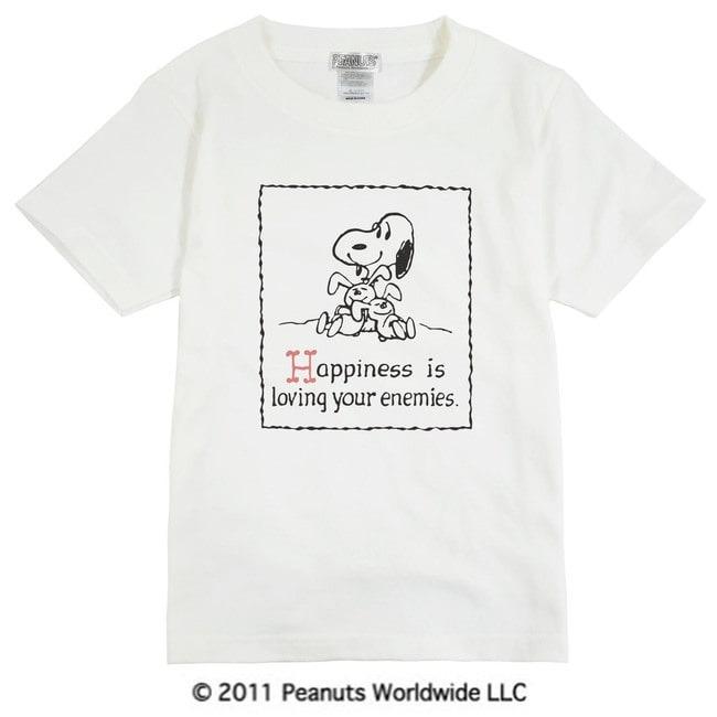 レトロ ヴィンテージ スヌーピー 仲良し うさぎ アメコミ 半袖 Tシャツ