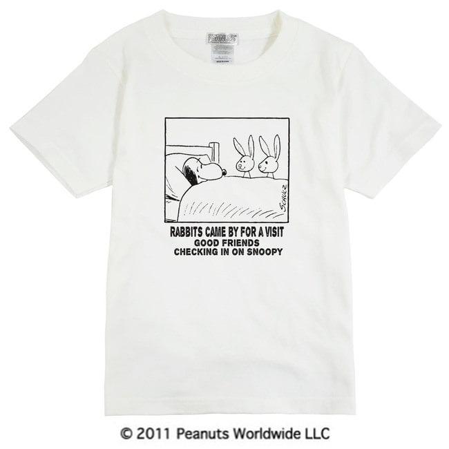レトロ ヴィンテージ スヌーピー 仲間 アメコミ ウサギ 半袖Tシャツ