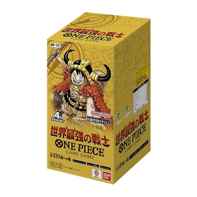 ONE PIECEカードゲーム 世界最強の戦士 OP-17 1BOX未開封 ONE PIECEカードゲーム 特典 12パック付き 未開封BOX ONE PIECEカード