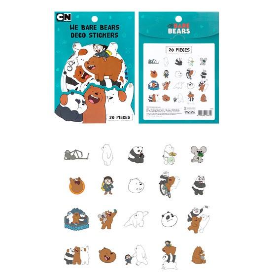 We Bare Bears ぼくらベアベアーズ Bigデコステッカーセット グリーン G0000996729 キャラクタースタッフ 通販 Yahoo ショッピング