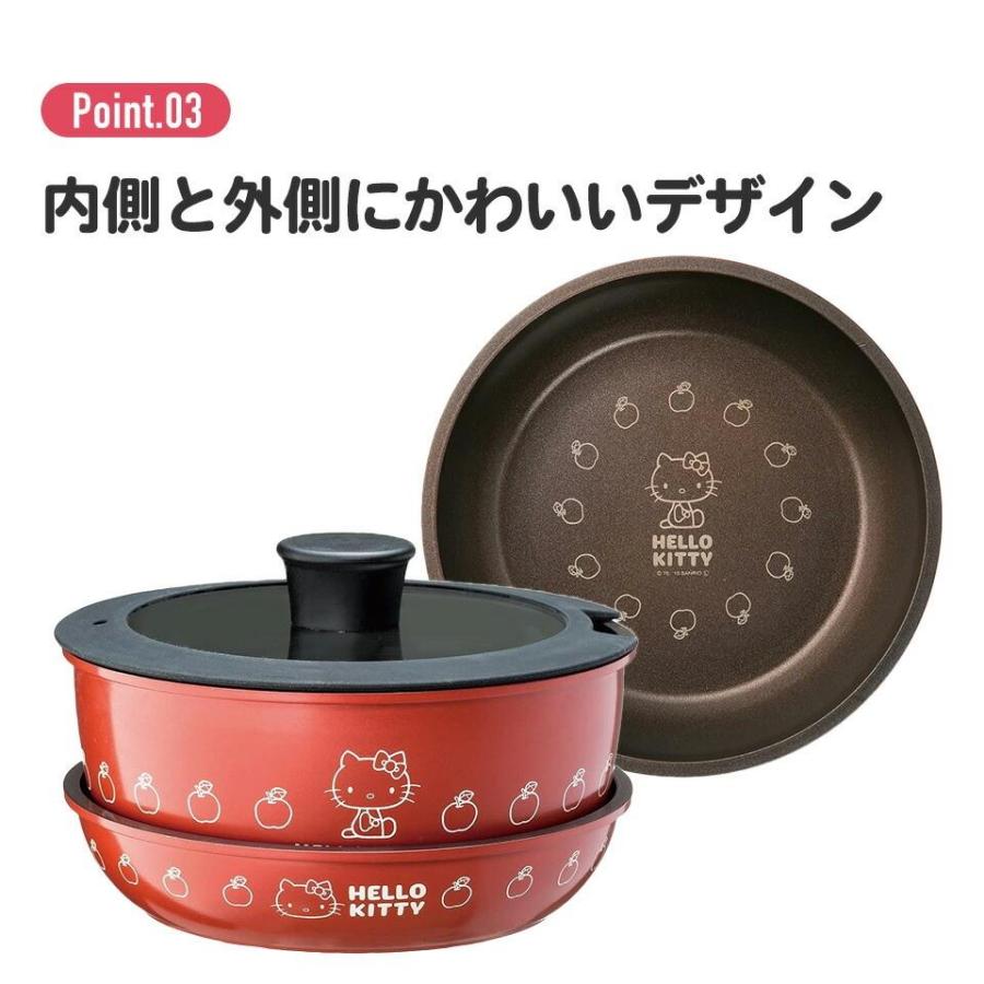 ミッキーマウス 取っ手が外れる鍋&フライパン 2点セット ミッキーマウス 取っ手が外れる鍋&フライパン 2点セット