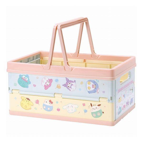 サンリオキャラクターズ 折りたたみバスケット 収納ボックス 収納