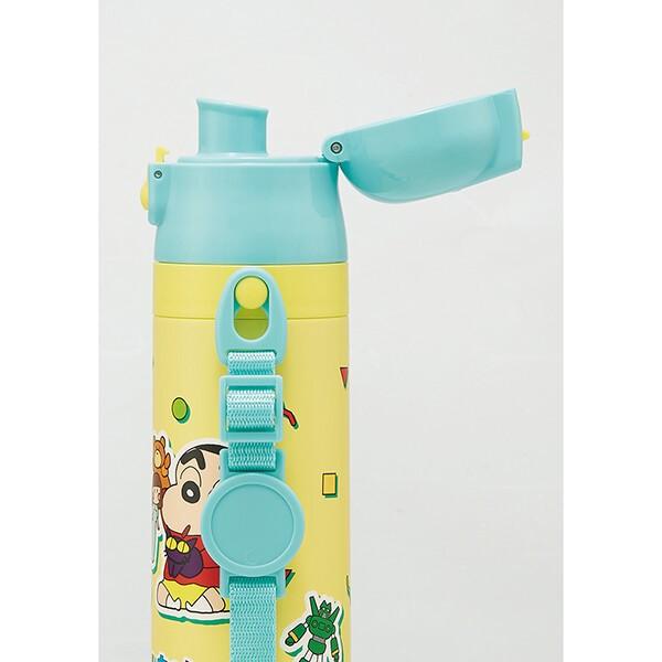 クレヨンしんちゃん 水筒 ステンレスボトル 470ml 直飲み 超軽量 ワン
