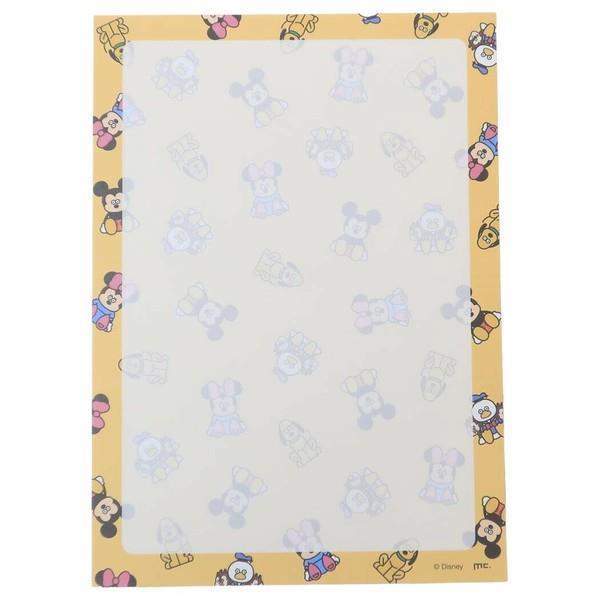 ディズニー　レターセット・メモ他〜MH DISNEY×松本セイジ レターセット 総柄 : キューティーショップヤフー店
