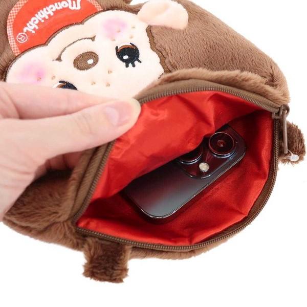 モンチッチ ぬいぐるみポシェット　ポーチ モンチッチ ポーチ ぬいぐるみポシェット モンチッチくん キャラクター