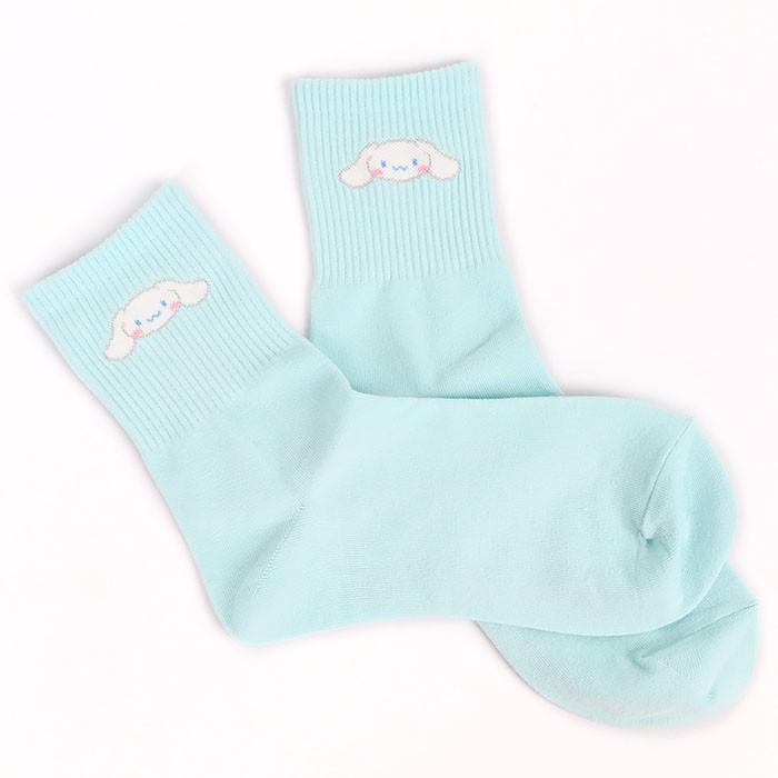 クルーソックス シナモロール 靴下 ブルー 可愛い おしゃれ 女性 大人 レディース サンリオ Sanrio キャラクター 大人ソックス特集 Cn01 キャラクターズショップ キラキラ 通販 Yahoo ショッピング