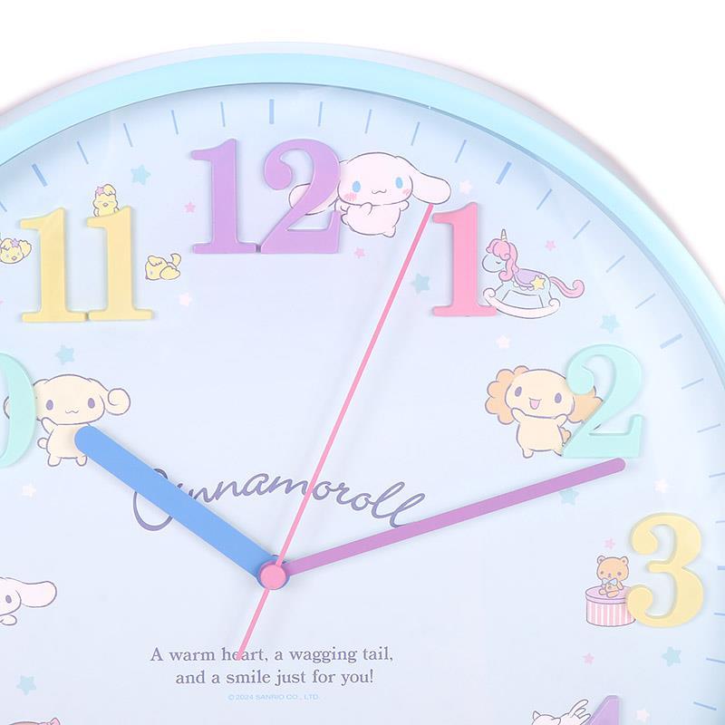 シナモロール ウォールクロック 壁掛け時計 おしゃれ かわいい インテリア サンリオ sanrio キャラクター｜charahouse｜03